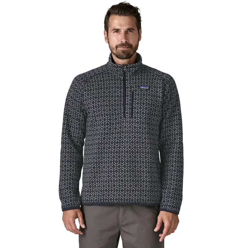 Patagonia Better Sweater 1/4 Zip Men's Fleece Scales Sunken Blue-1