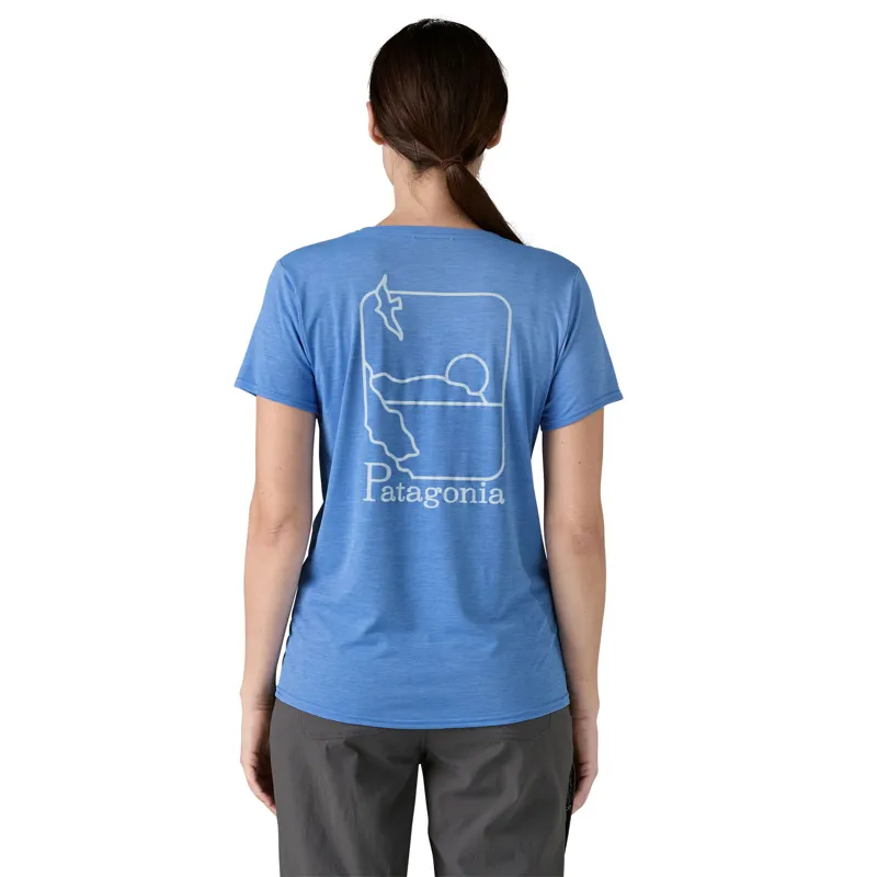 Patagonia Cap Cool Daily Womens Waters Logo  Swelldrifter Abundant Blue X-Dye-2