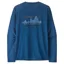 Patagonia Long-Sleeved Capilene Cool Daily Graphic Shirt Men's 73 Skyline Clement Blue X-Dye