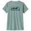 Patagonia Cap Cool Daily Women's T-Shirt Boardshort Logo Thermal Blue X-Dye