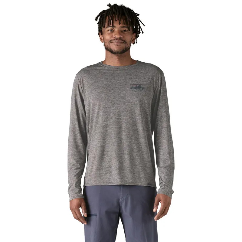 Patagonia Cap Cool Daily Long Sleeve Mens 73 Skyline Feather Grey-3