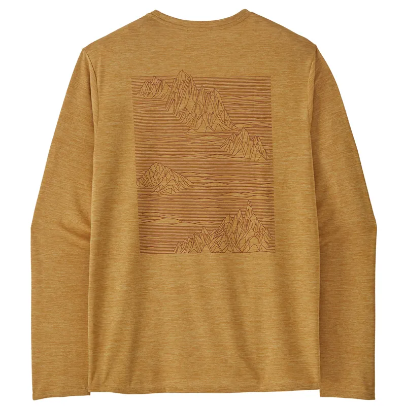 Patagonia Cap Cool Daily Long Sleeve Mens Strataspire Beeswax Tan X-Dye