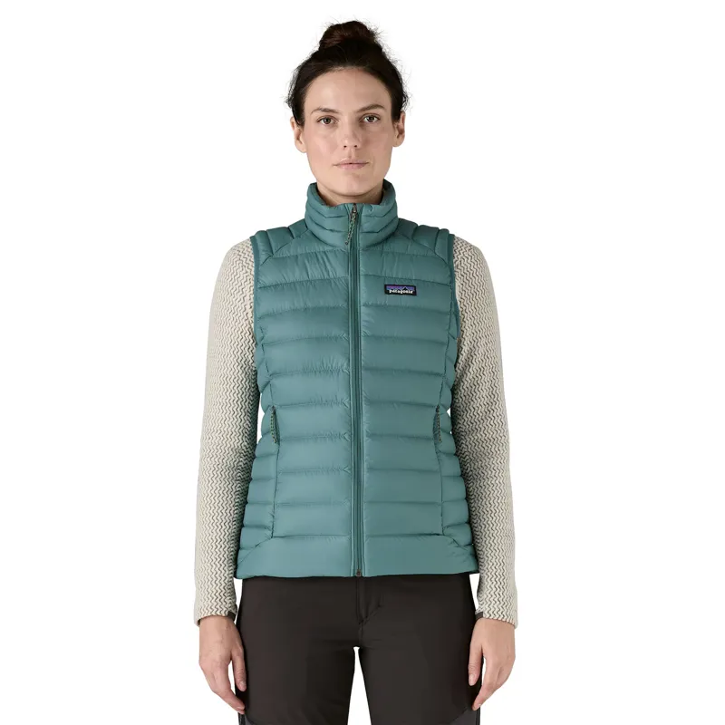 Patagonia Down Sweater Vest Women's Wetlands Blue-1
