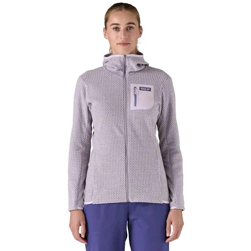 Patagonia R1 Air Full-Zip Hoody Women's Fleece Jacket Foxglove Purple-1