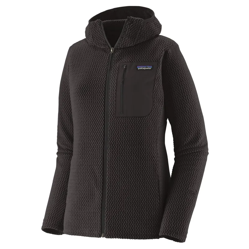  Patagonia R1 Air Full Zip Hoody Women's Fleece Jacket Black