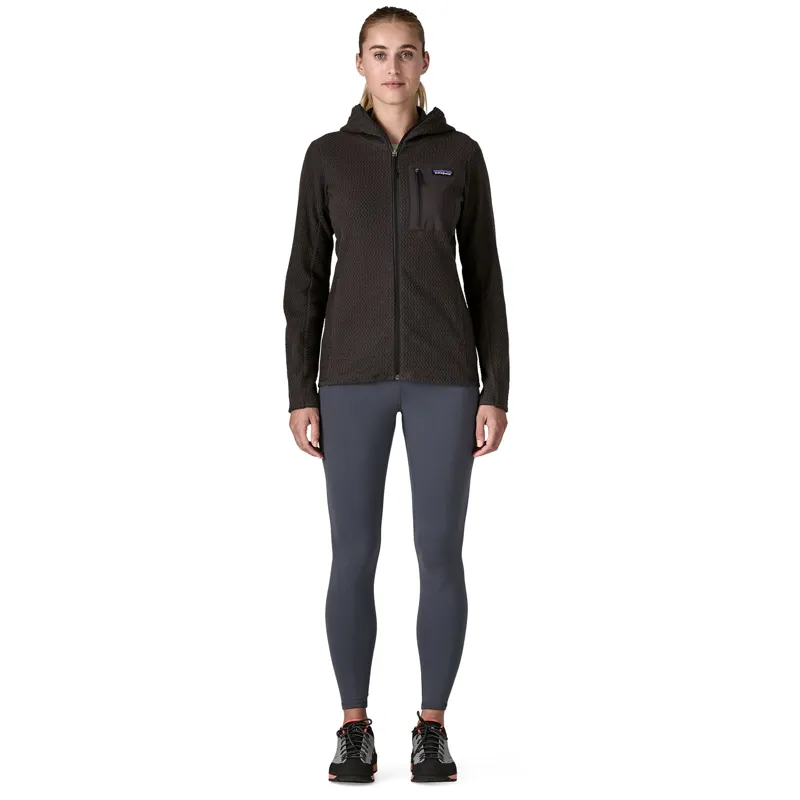  Patagonia R1 Air Full Zip Hoody Women's Fleece Jacket Black-1
