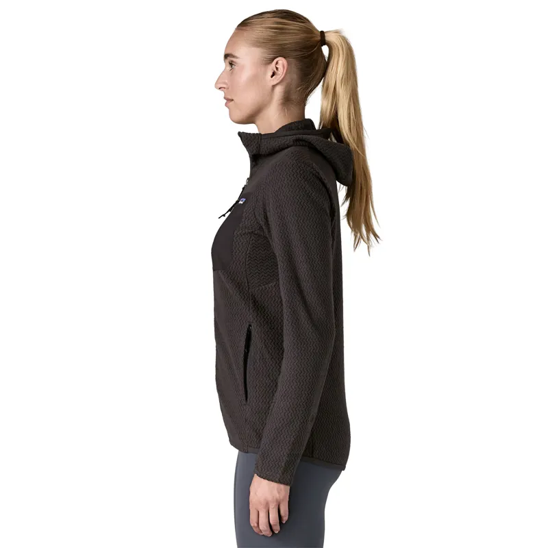  Patagonia R1 Air Full Zip Hoody Women's Fleece Jacket Black-3