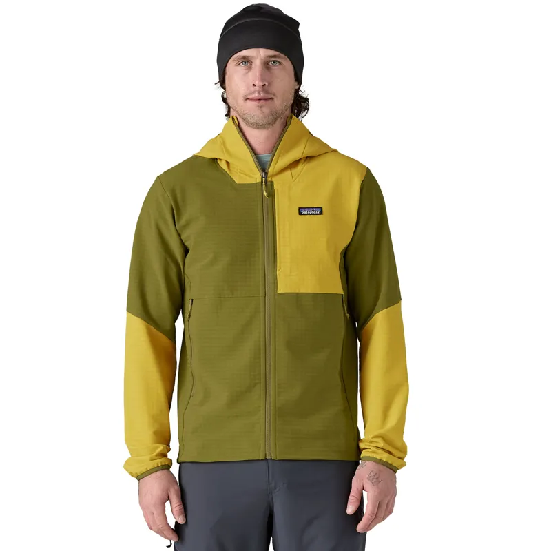 Patagonia R1 TechFace Hoody Men's Softshell Jacket Graze Green-1