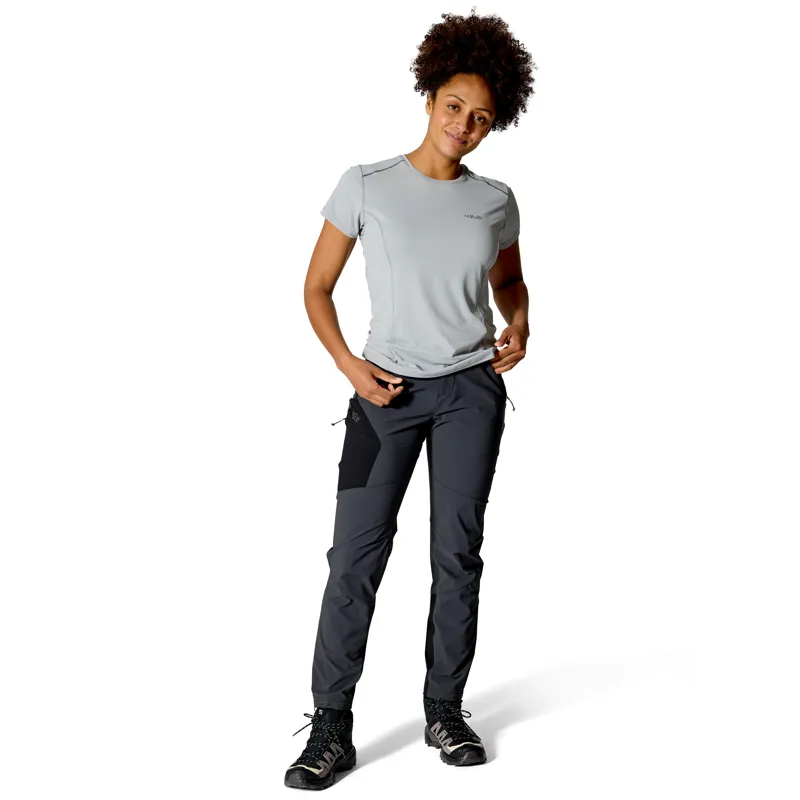 Rab Ascendor Pants Women's Softshell Trousers Anthracite-1