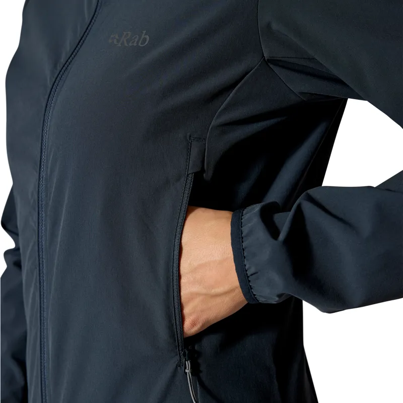 Rab Borealis Hoody Women's Softshell Jacket Beluga-5