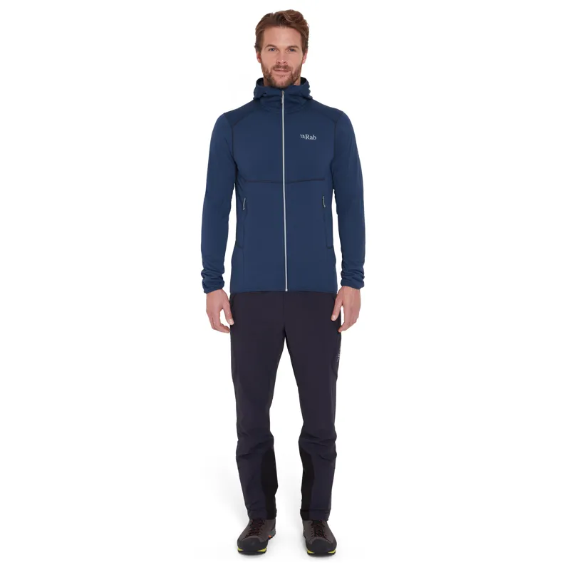 Rab Evolute Hoody Men's Fleece Jacket Tempest Blue-1