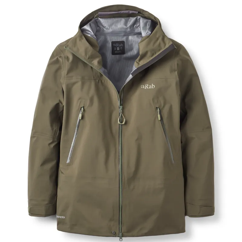 Rab Kangri GTX Jacket Men's Waterproof Coat Army Green