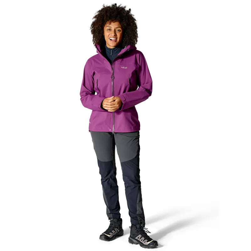 Rab Kangri GTX Jacket Women's Waterproof Coat Plum-1