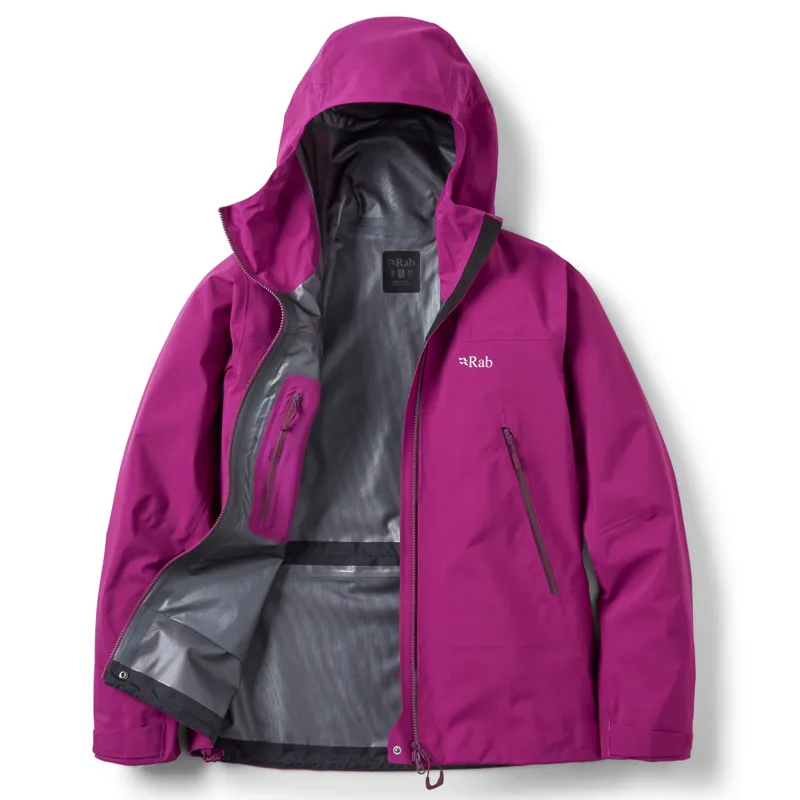 Rab Kangri GTX Jacket Women's Waterproof Coat Plum-2