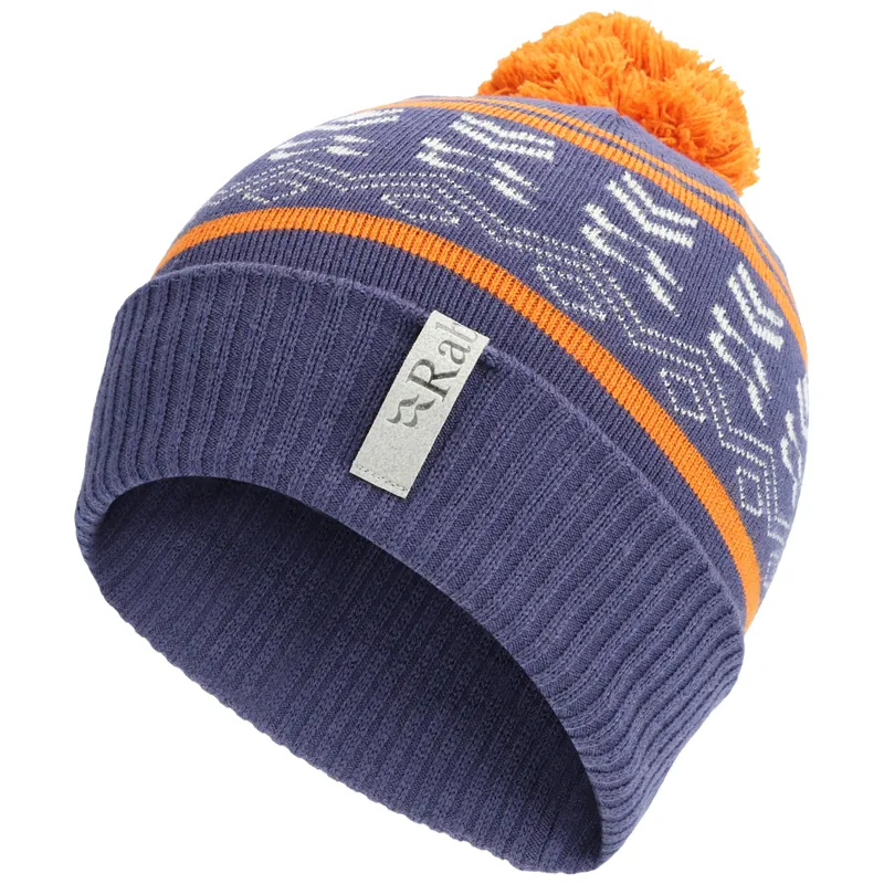 Rab Khroma Bobble Beanie Patriot Blue / Marmalade One Size Unisex
