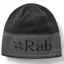 Rab Logo Band Beanie Hat Unisex One Size Black / Graphene