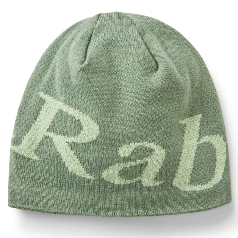 Rab Logo Beanie Dark Fig Green / Fig Green - One Size - Unisex