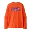 Patagonia Cap Cool Daily Long Sleeve Boardshort Logo Men's Orange Peel X-Dye