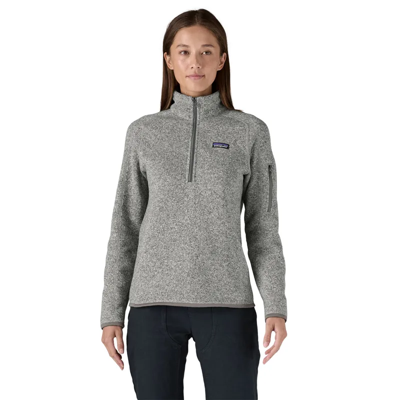 Patagonia Better Sweater 1/4 Zip Fleece Women's Birch White-1