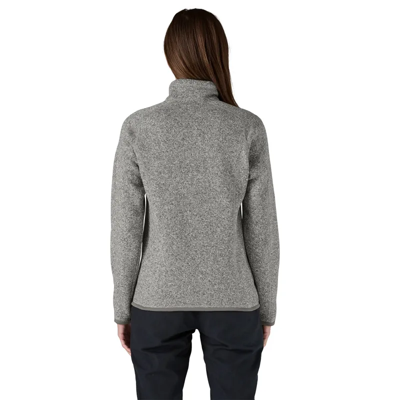 Patagonia Better Sweater 1/4 Zip Fleece Women's Birch White-2