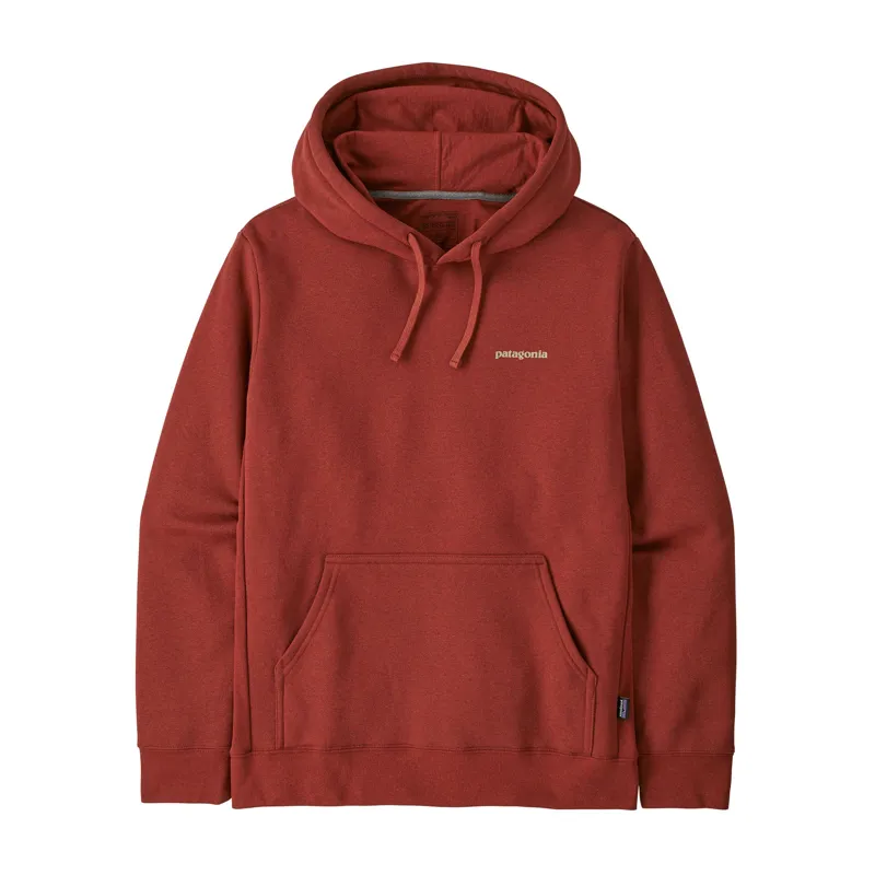 Patagonia Boardshort Logo Uprisal Hoody Unisex Rusty Red-1
