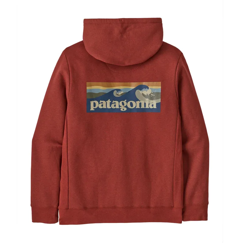 Patagonia Boardshort Logo Uprisal Hoody Unisex Rusty Red