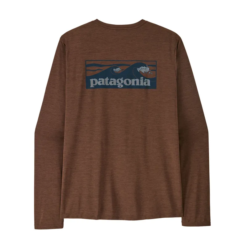 Patagonia Cap Cool Daily L/S Men's Boardshort Logo Berm Brown X-Dye