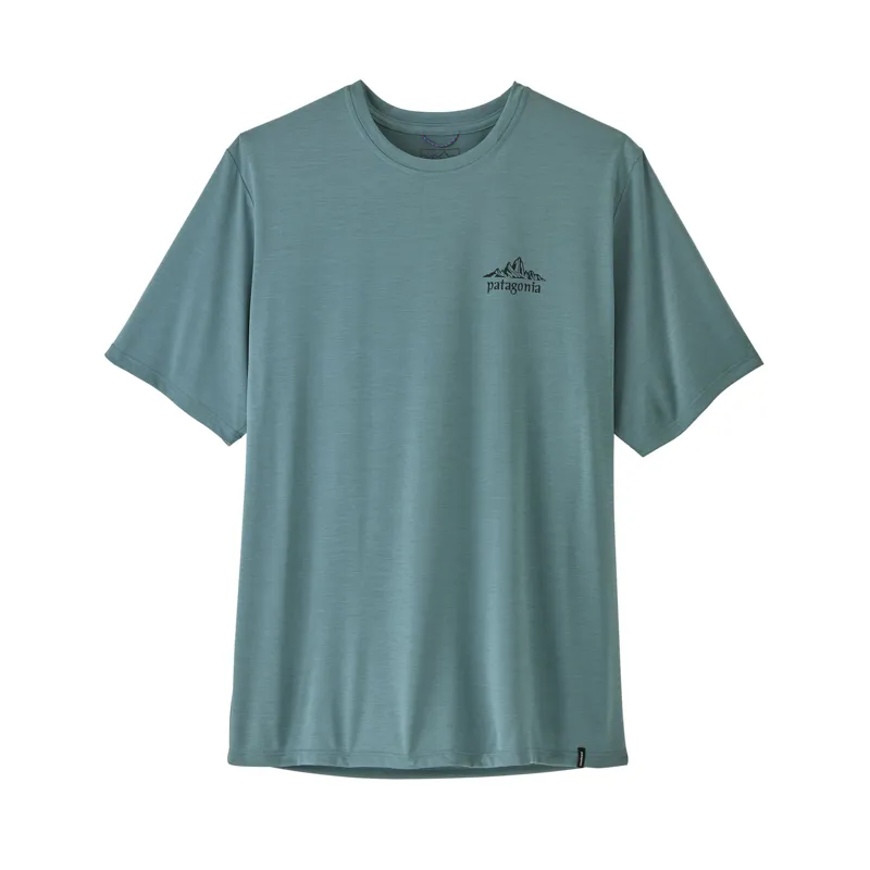 Patagonia Cap Cool Daily T-Shirt Men's Cloud Crag Blue Sage X-Dye-2