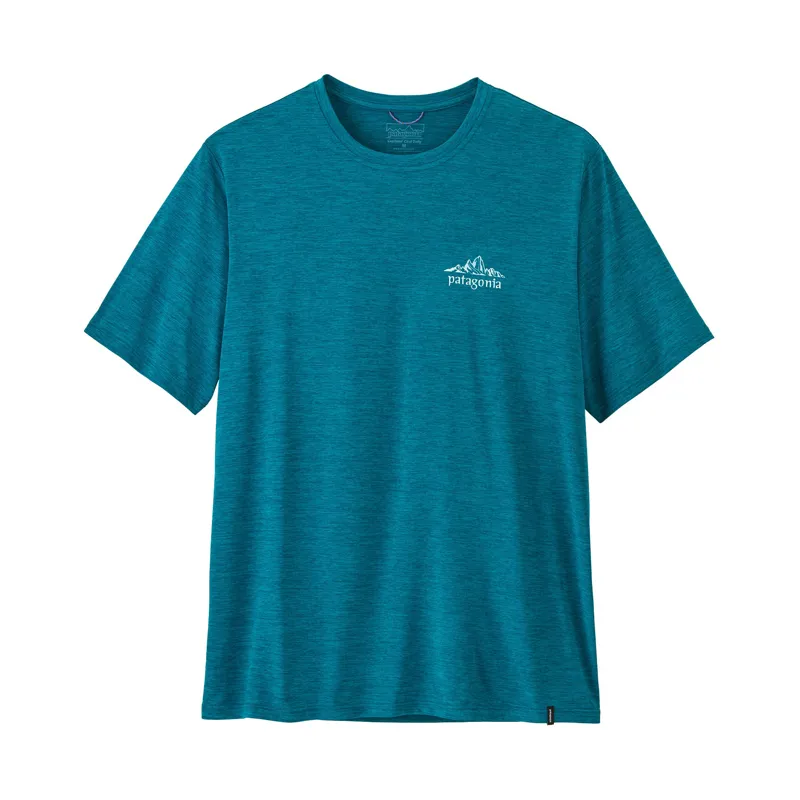 Patagonia M's Cap Cool Daily T-Shirt Cloud Crag Glacial Blue X-Dye-1
