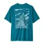 Patagonia M's Cap Cool Daily T-Shirt Cloud Crag Glacial Blue X-Dye