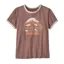 Patagonia Great Waves Ringer Tee Women's Moonrise Taupe