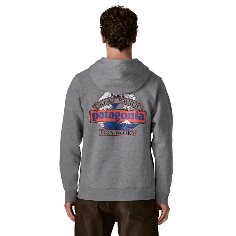 Patagonia Great Waves Uprisal Hoody Unisex Gravel Heather-1