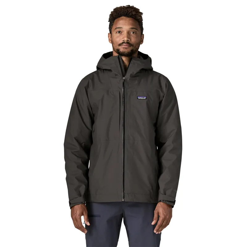 Patagonia Insulated Boulder Fork Rain Jacket Mens Black-1