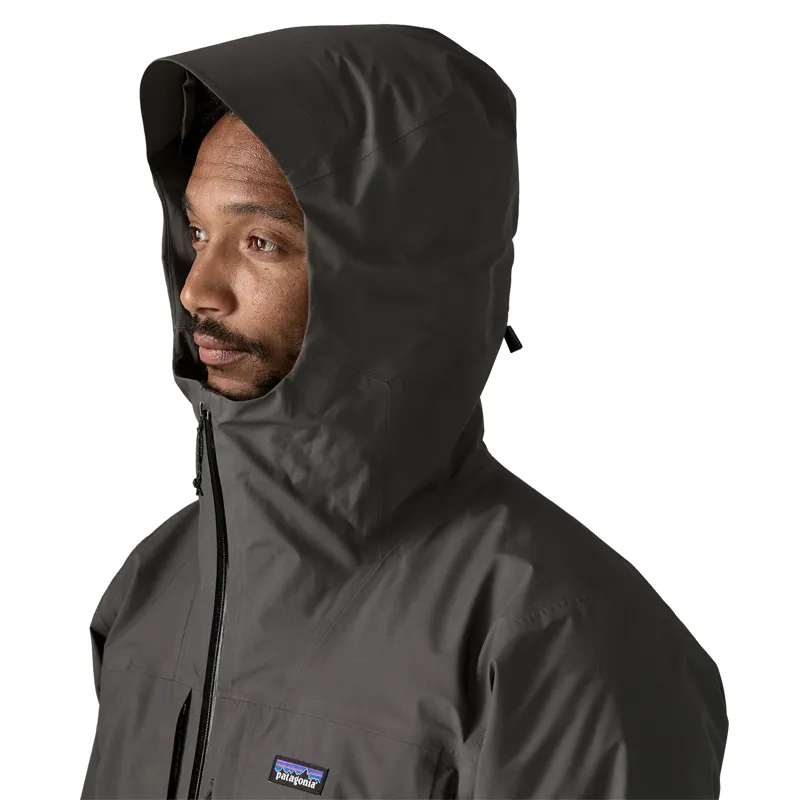 Patagonia Insulated Boulder Fork Rain Jacket Mens Black-2