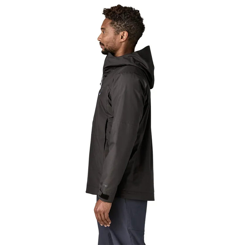 Patagonia Insulated Boulder Fork Rain Jacket Mens Black-3