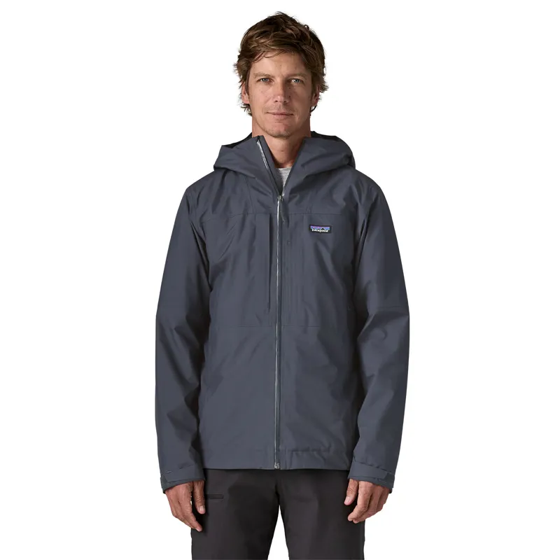 Patagonia Insulated Boulder Fork Rain Jacket Mens Smolder Blue-1