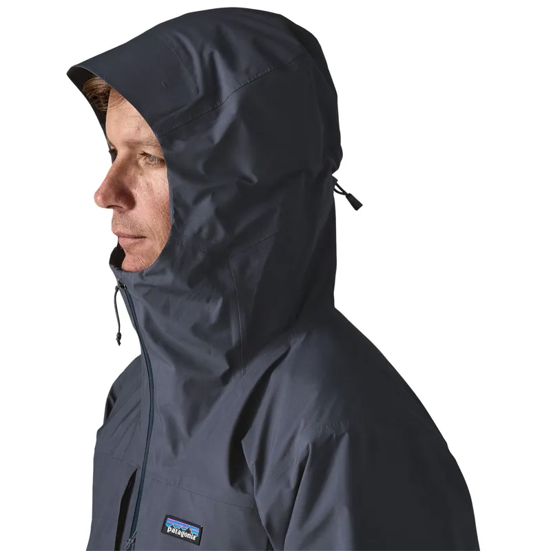 Patagonia Insulated Boulder Fork Rain Jacket Mens Smolder Blue-2