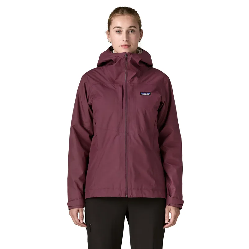 Patagonia Insulated Boulder Fork Rain Jacket Womens Berry Fig-1