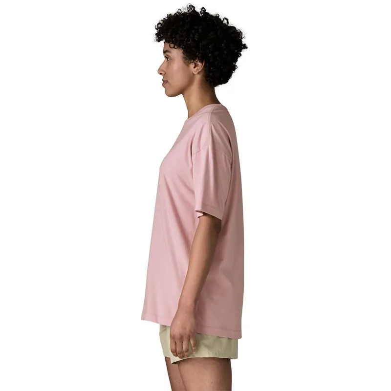 Patagonia Oval Logo Oversize T-Shirt Women's Quiet Violet-2