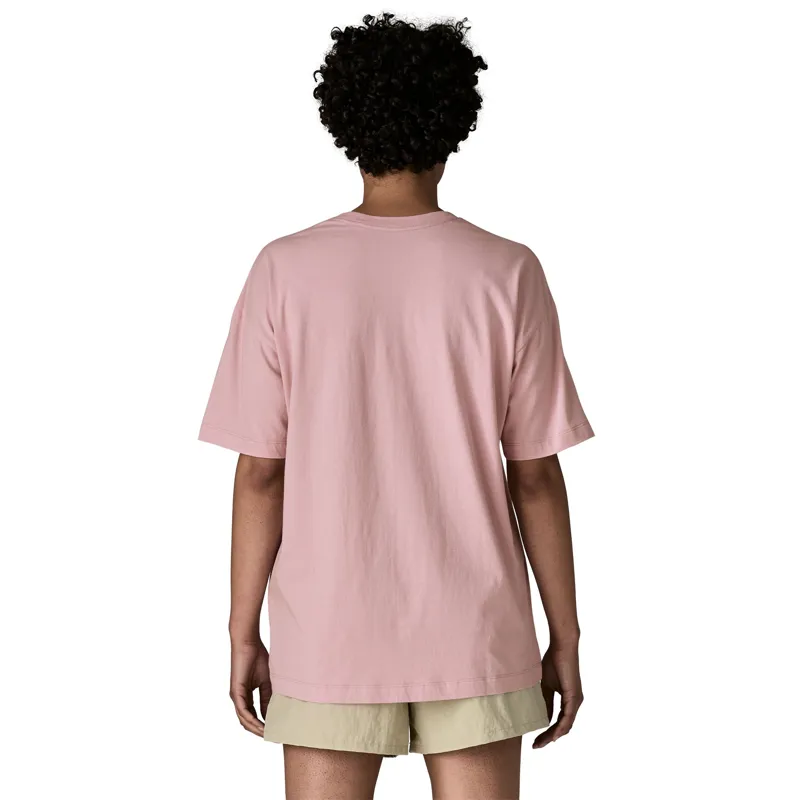 Patagonia Oval Logo Oversize T-Shirt Women's Quiet Violet-3