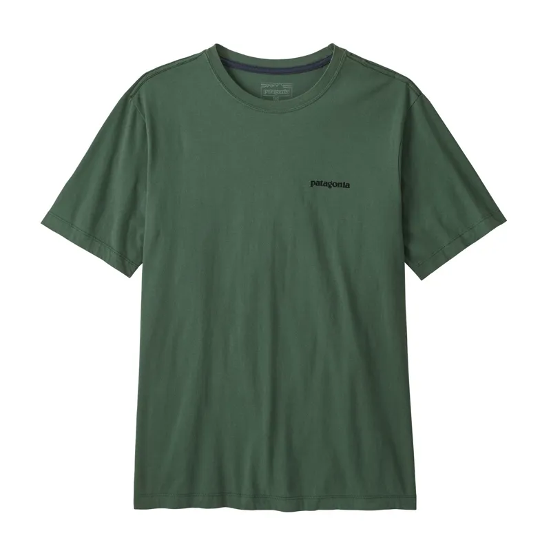 Patagonia P-6 Logo T-Shirt Mens Canopy Green-1