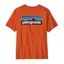 Patagonia P6 Logo T-Shirt Men's Coal Orange