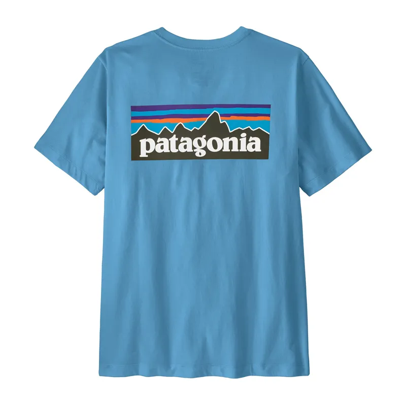 Patagonia P6 Logo T-Shirt Men's Shore Blue