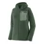 Patagonia R1 Air Full Zip Hoody Womens Fleece Jacket Canopy Green