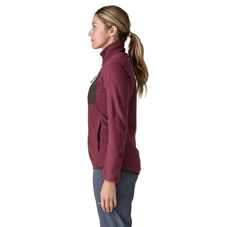Patagonia R1 Air Zip Jacket Womens Berry Fig-2