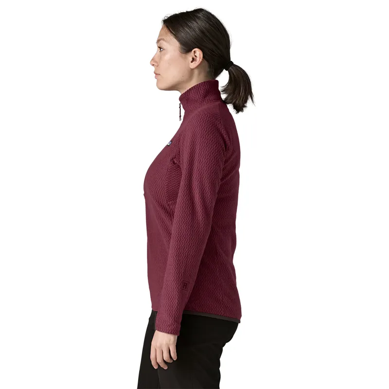 Patagonia R1 Air Zip Neck Pullover Women's Berry Fig-2