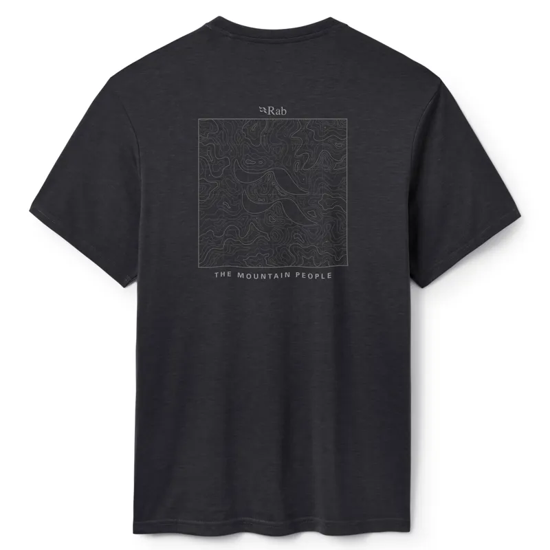Rab Crimp Elevation T-shirt Mens Beluga Grey