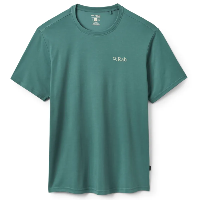 Rab Crimp Elevation T-shirt Mens Sage Green-1