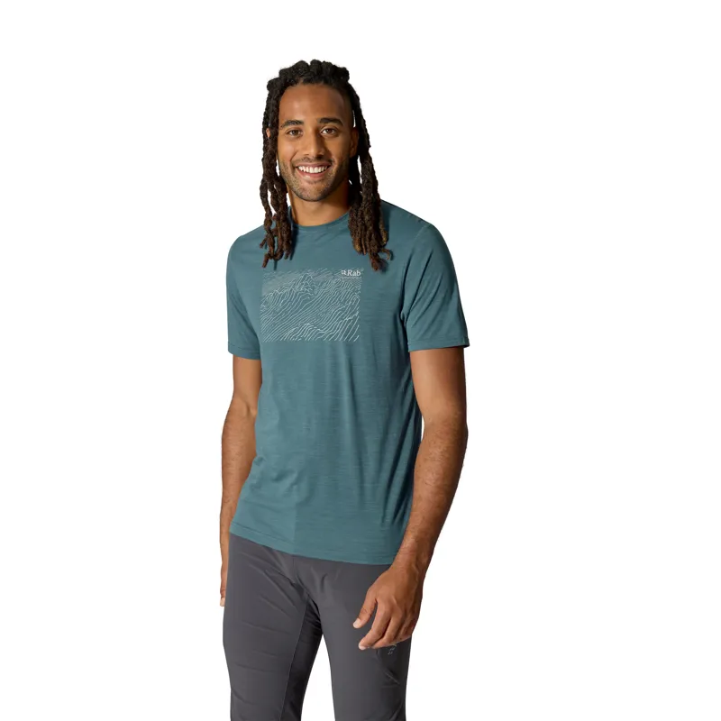 Rab Syncrino Ridge Tee Men's Orion Blue-1