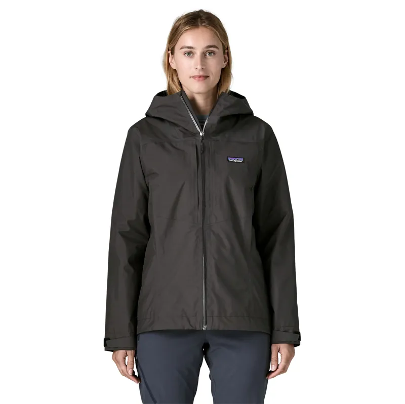 Patagonia Insulated Boulder Fork Rain Jacket Women's Black-1